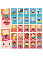 Sombo Montessori Flash Cards Émotions