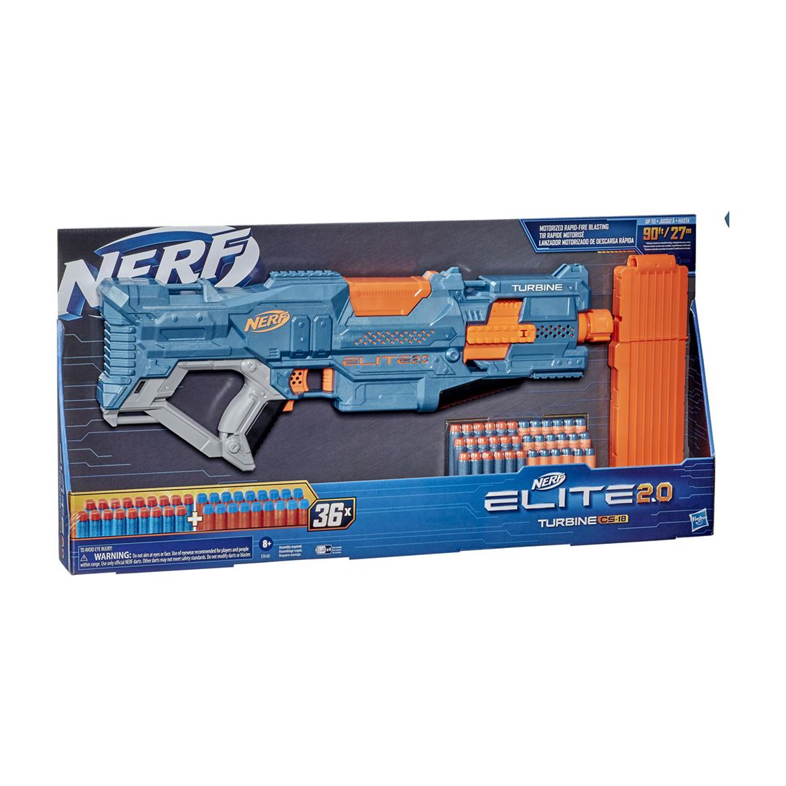 Le blaster Nerf Elite 2.0 Turbine CS - 18 - Le JOUET