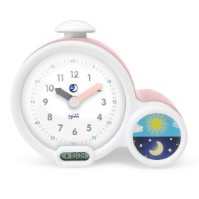 Pabobo Wecker KidSleep Clock, weiss, rosa