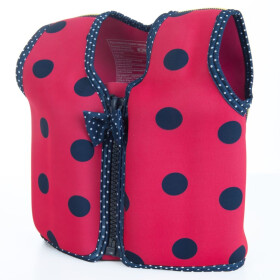 Konfidence Kinder-Schwimmweste pink mit Punkten, 18-36...