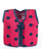 Konfidence Kinder-Schwimmweste pink mit Punkten, 18-36 Monate, pink, gelb