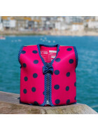 Konfidence Kinder-Schwimmweste pink mit Punkten, 18-36 Monate, pink, gelb