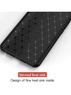 iPhone SE 2020 Carbonix-Silikon Case, schwarz