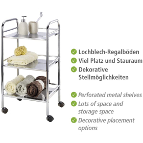 Wenko Haushalts/Badwagen, 3 Etagen