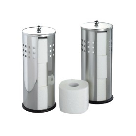 Wenko Toilettenpapierhalter Ancona, Edelstahl matt