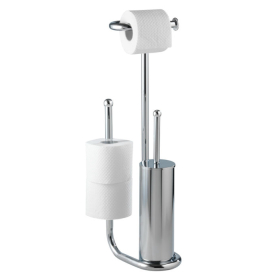 Wenko Stand WC-Garnitur Universalo, chrom