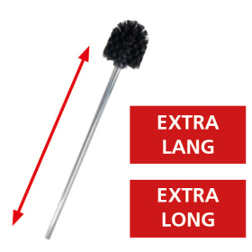 Wenko Ersatzb&uuml;rste m. Edelstahlstiel, extra lang...