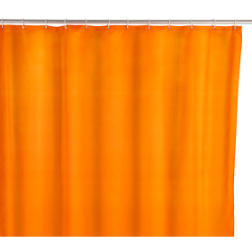 Wenko Duschvorhang Orange Polyester, Anti-Schimmel