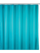 Wenko Duschvorhang hellblau, Polyester Anti-Schimmel