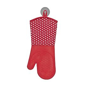 Wenko Topfhandschuh rot, aus Silikon und Baumwolle
