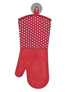 Wenko Topfhandschuh rot, aus Silikon und Baumwolle