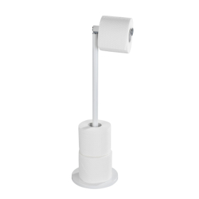 Wenko Stand Toilettenpapierhalter, 2in1weiss