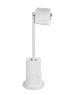 Wenko Stand Toilettenpapierhalter, 2in1weiss