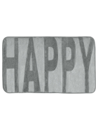 Wenko Badteppich Memory Foam Happy, concrete grau 80x50 cm