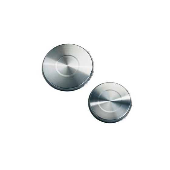 Wenko Herdabdeckplatten 4er, Edelstahl silber matt