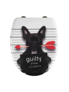 Wenko WC-Sitz Guilty Dog, Easy CloseDuroplast