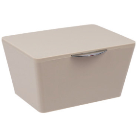 Wenko Badbox mit Deckel Brasil taupe