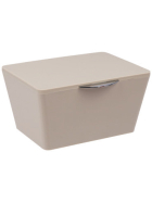 Wenko Badbox mit Deckel Brasil taupe