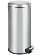 Wenko Edelstahl Treteimer Leman, Easy-Close 30 Liter