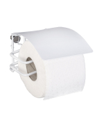 Wenko Toilettenpapierhalter mit, Deckel Classic Plus weiss