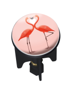 Wenko Abfluss-Stopfen Pluggy, Flamingo loveø 4 cm