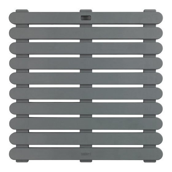 Wenko Duschrost Indoor & Outdoor, 55x55 cm grau