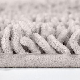 Wenko Badematte Chenille 50x80cm, hell grau