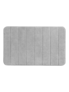 Wenko Badteppich Memory Foam Stripes, hellgrau 80x50 cm