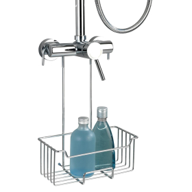 Wenko Edelstahl Thermostat Duschdiener, Caddy Milo