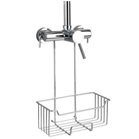 Wenko Edelstahl Thermostat Duschdiener, Caddy Milo