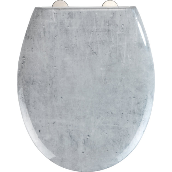 Wenko WC-Sitz Concrete, Easy-Close