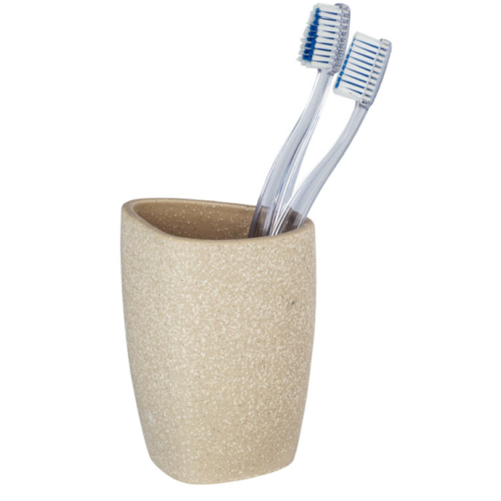 Wenko Keramik Zahnputzbecher Pion, beige