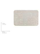 Wenko Badematte Memory Foam, Pebbles beige