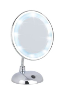Wenko LED Kosmetik-Standsp. Style, chrome Ø 16 cm