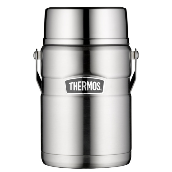 Thermos Speisegef&auml;ss Stainless King, steel 1.2 lt. mit 2 Beh&auml;ltern
