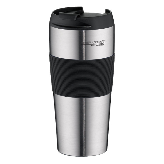 Thermos Isolierbecher ThermoPro 0.4 Liter, Edelstahl mattiertschwarz