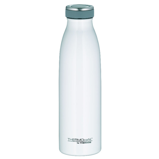 Thermos TC Bottle, weiss, 0.5 Liter, Edelstahl mattiert