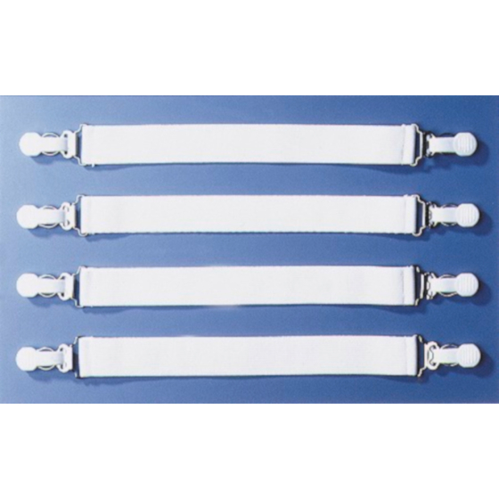 Wenko Betttuchspanner, 4er,, weiss