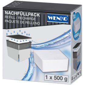 Wenko Nachfüller Raumentfeuchter, Cube 500 g