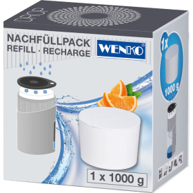 Wenko Raumentfeuchter Drop 1000g, Nachfüller orange