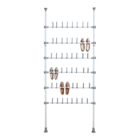 Wenko Teleskop-System HERKULES Shoes, weiss/ grau