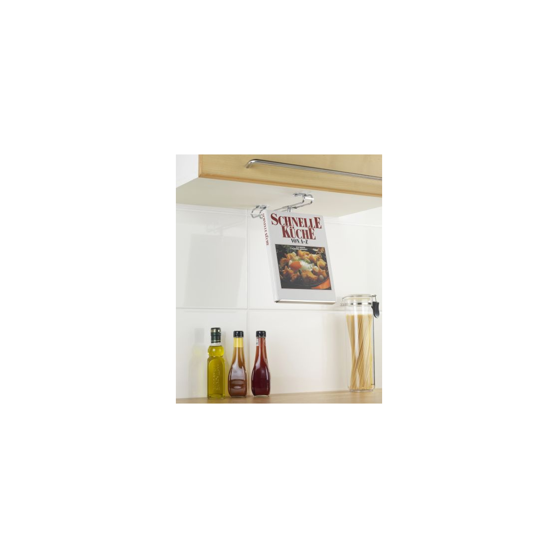 IDesign Buchständer Metall - Kochbuchhalter Weiß