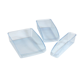 Wenko Kühlschrank-Organizer Set, 3-teiligtransparent