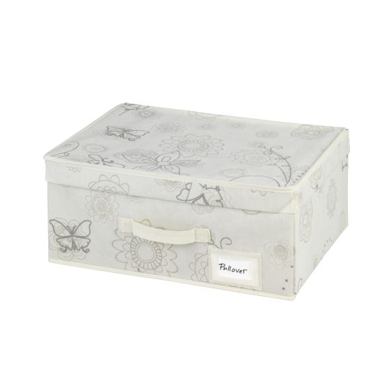 Wenko Aufbewahrungsbox Butterfly, beige 44x33x19 cm