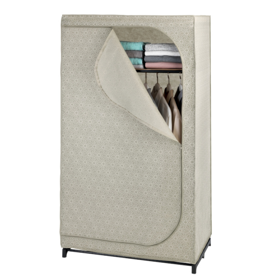 Wenko Kleiderschrank Balance mit, Ablage taupe/design