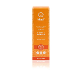 Khadi Ayurvedisches Elixier Shampoo Orange Vitality, 200 ml