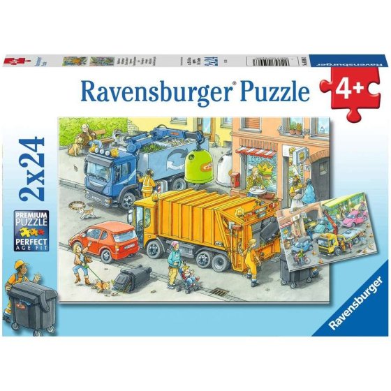 Ravensburger Müllabfuhr und Abschleppwagen