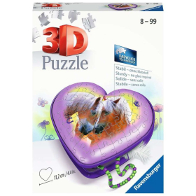 Ravensburger 3D Puzzle Herzschatulle Pferde