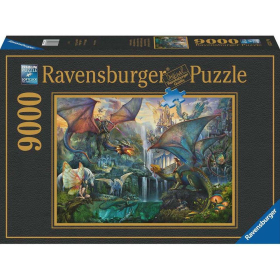 XXL Puzzle Zauberhafter Drachenwald, 9000 Teile