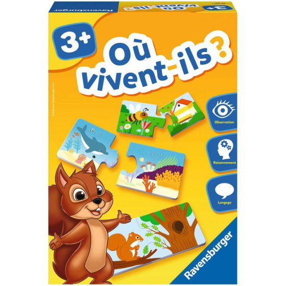 Ravensburger Où vivent-ils ?